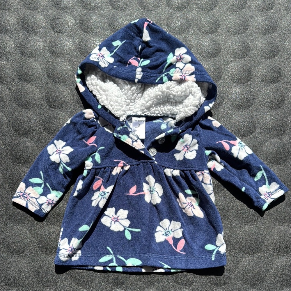 Carter's Navy and White Baby Outfit